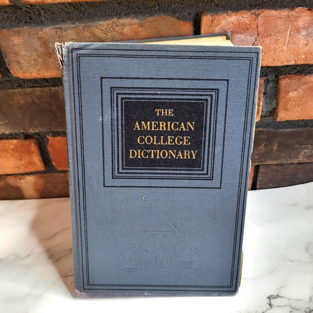 The American College Dictionary 1955 Random House Thumb Indexed